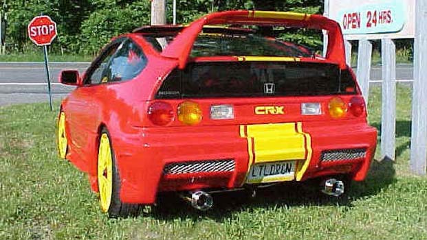 Honda CRX body kit rear bumper
