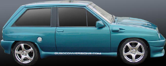 Vauxhall Nova side skirts body styling
