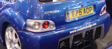 Citroen saxo afterburner rear lights
