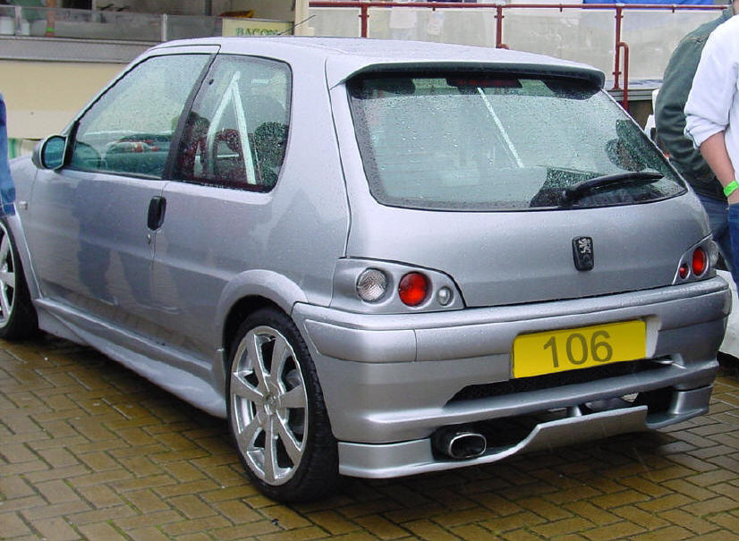Peugeot 106 styling afterburner rear lights  CLICK FOR MORE INFO.