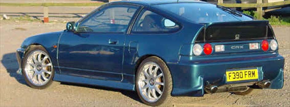 Honda CRX Body kit Afterburner lights