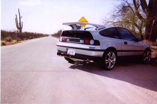 Honda CRX Body kit Afterburner lights