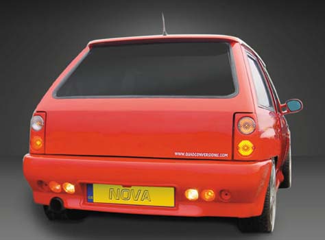Vauxhall Nova body kit rear bumper