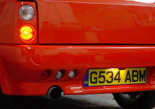 Vauxhall Nova raer bumper body kit